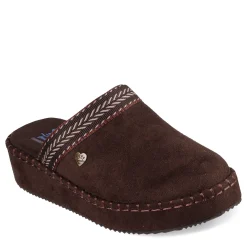 Wedges*Skechers Women's , BOBS Rosey Rise Clog Chocolate