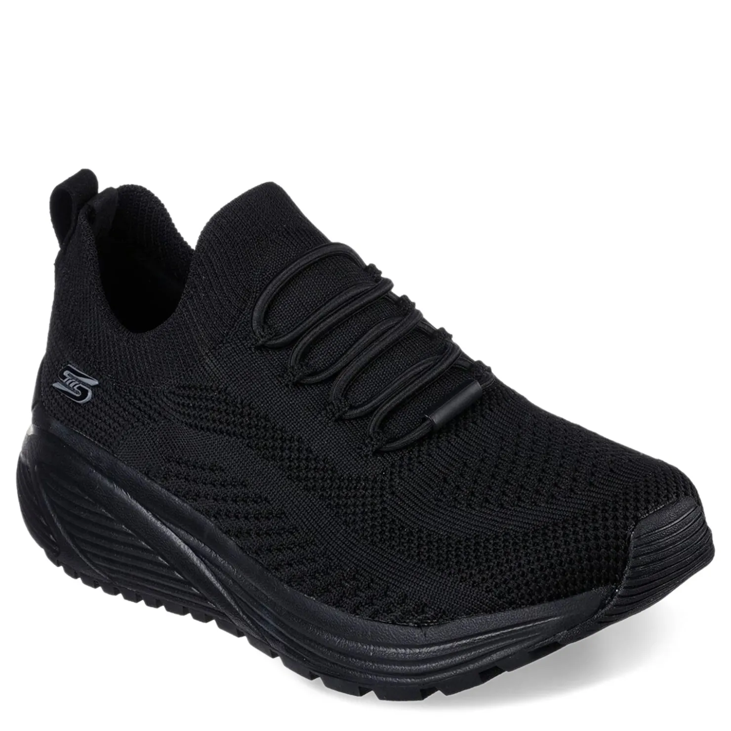 Walking*Skechers Women's , BOBS Sport Sparrow 2.0 - Allegiance Crew Sneaker Black/ Black