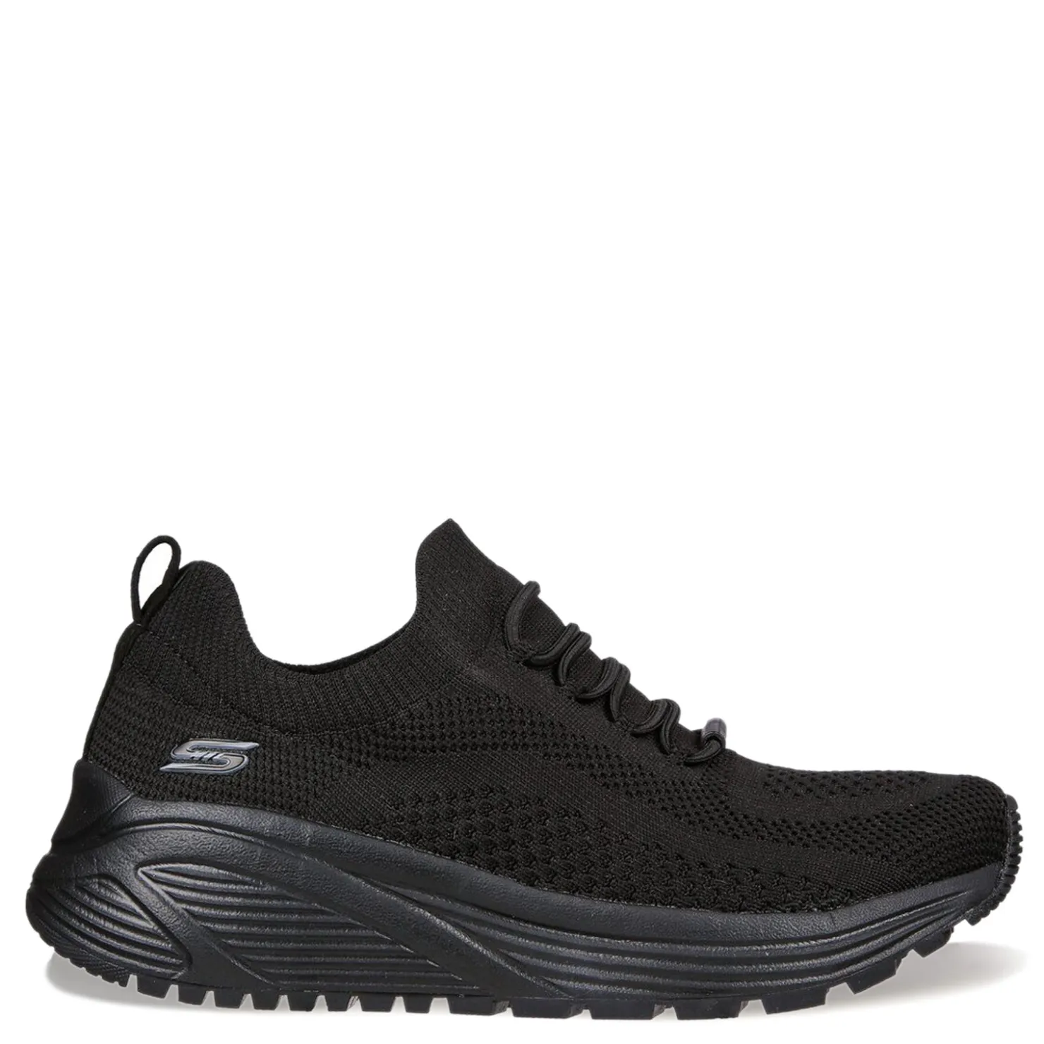 Walking*Skechers Women's , BOBS Sport Sparrow 2.0 - Allegiance Crew Sneaker Black/ Black