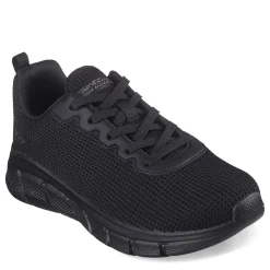 Walking*Skechers Women's , BOBS Sport B Flex - Visionary Essence Sneaker - Wide Width Black
