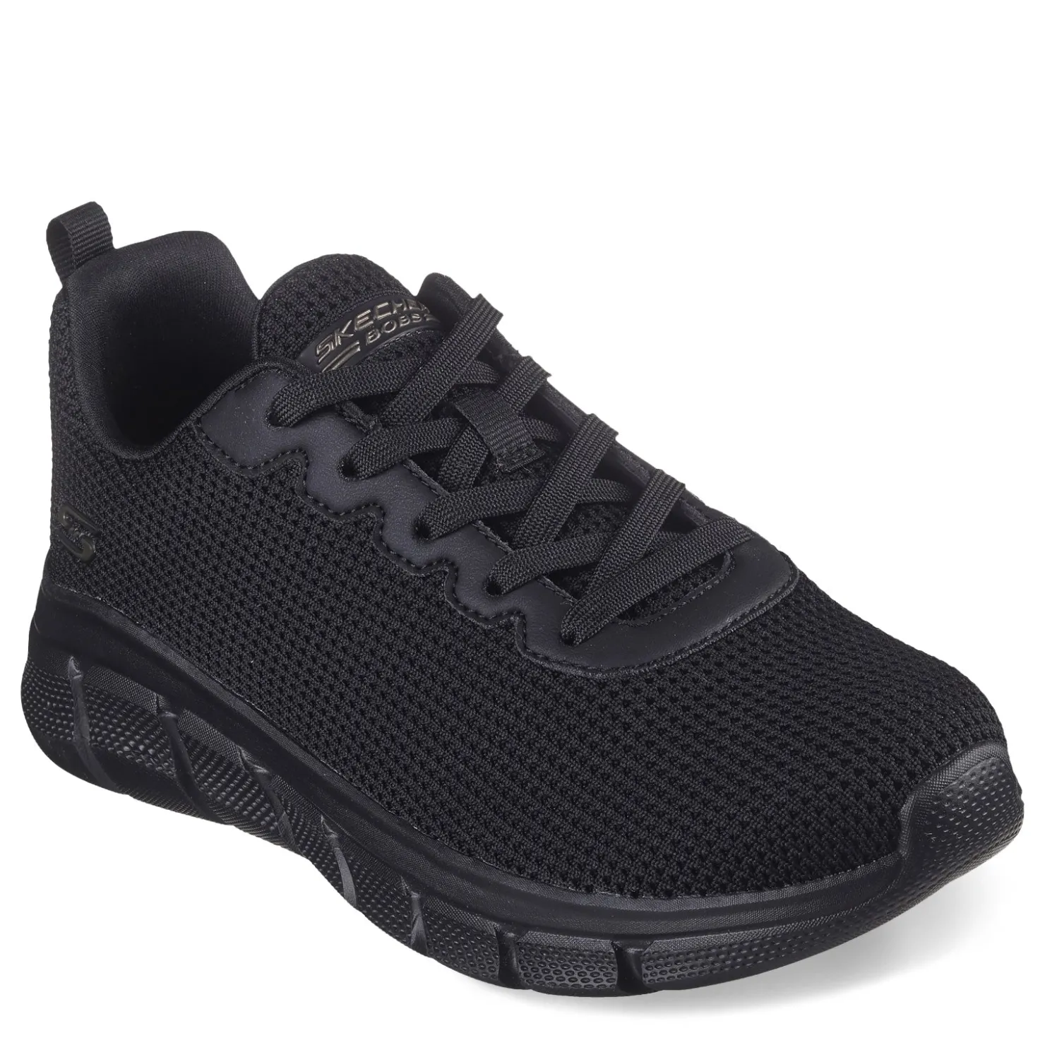 Walking*Skechers Women's , BOBS Sport B Flex - Visionary Essence Sneaker - Wide Width Black
