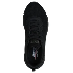 Walking*Skechers Women's , BOBS Sport B Flex - Visionary Essence Sneaker - Wide Width Black