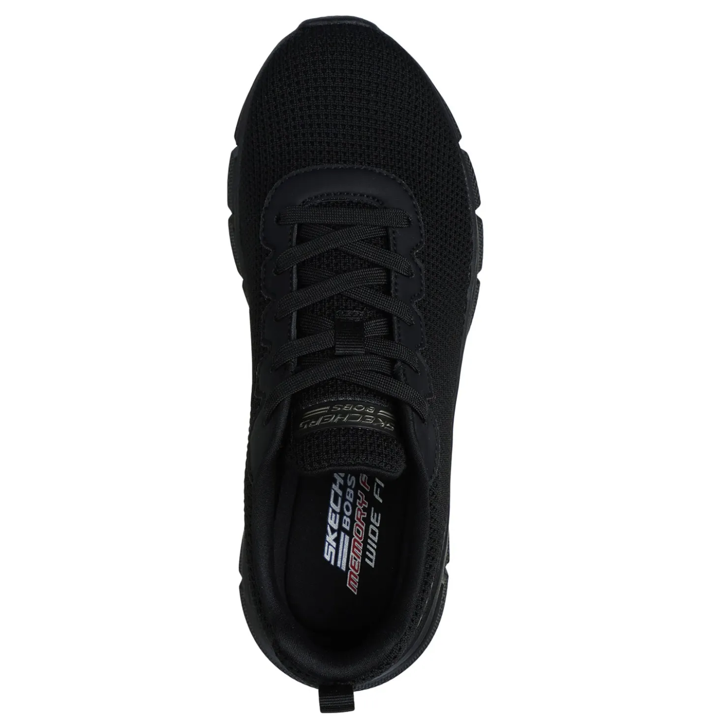 Walking*Skechers Women's , BOBS Sport B Flex - Visionary Essence Sneaker - Wide Width Black