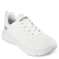 Walking*Skechers Women's , BOBS Sport B Flex - Visionary Essence Sneaker - Wide Width White