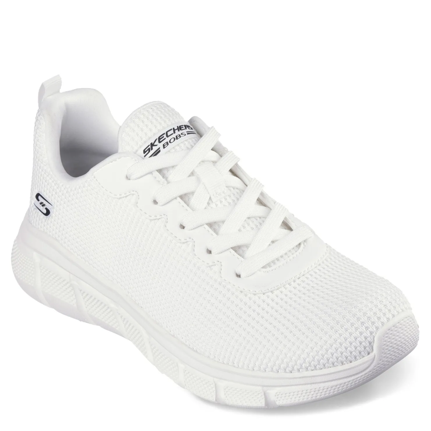Walking*Skechers Women's , BOBS Sport B Flex - Visionary Essence Sneaker - Wide Width White