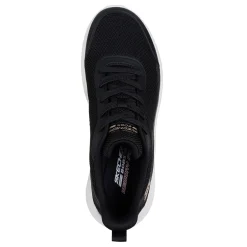 Fashion & Street*Skechers Women's , BOBS Sport Squad Waves - Still Wading Sneaker Black