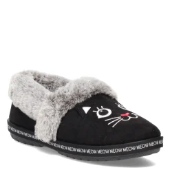 Women's , BOBS Too Cozy - Meow Pajamas Slipper - Wide Width|Skechers Online
