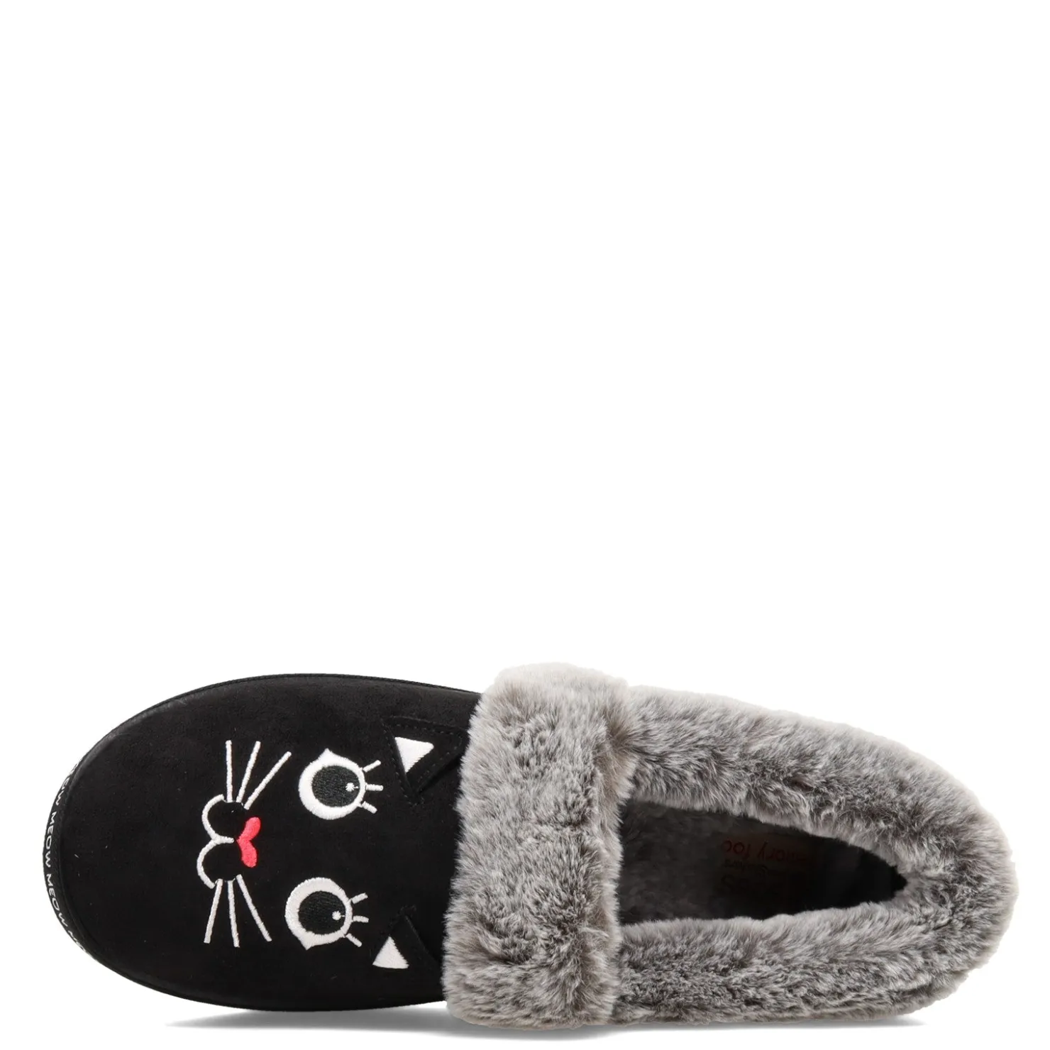 Women's , BOBS Too Cozy - Meow Pajamas Slipper - Wide Width|Skechers Online
