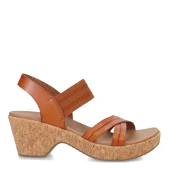 Wedges*Skechers Women's , Brystol - Night Skies Sandal Luggage
