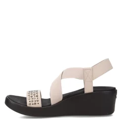Wedges*Skechers Women's Cali, Arch Fit Rumble Sandal Stone