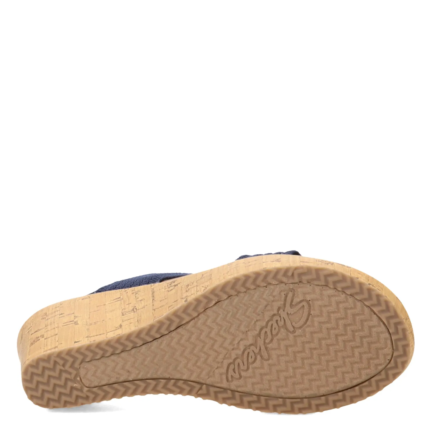 Wedges*Skechers Women's Cali, Beverlee - Sheer Luck Sandal Navy