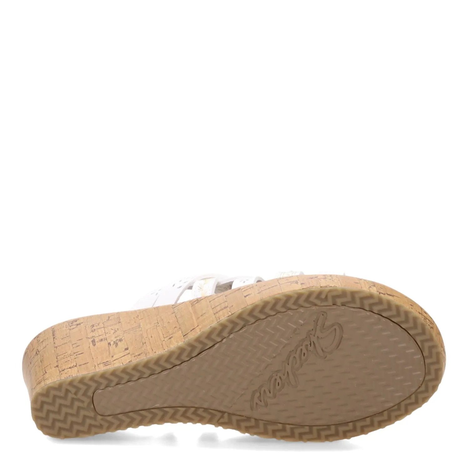 Wedges*Skechers Women's Cali, Beverlee - New Resort Sandal White