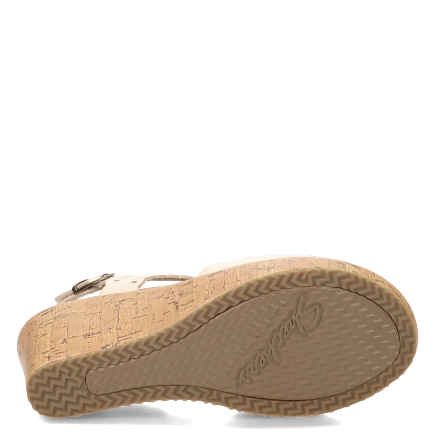 Wedges*Skechers Women's Cali, Beverlee - Easy To Adore Sandal Off White