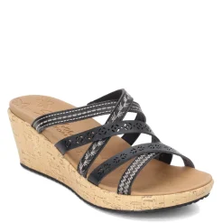 Wedges*Skechers Women's Cali, Beverlee - Tiger Posse Sandal Black
