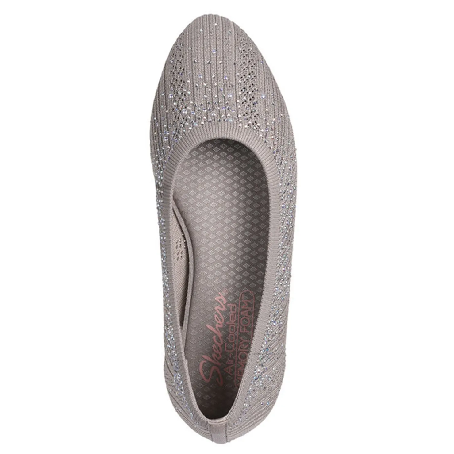 Women's , Cleo 2.0 - Glitzy Daze Flat|Skechers Clearance