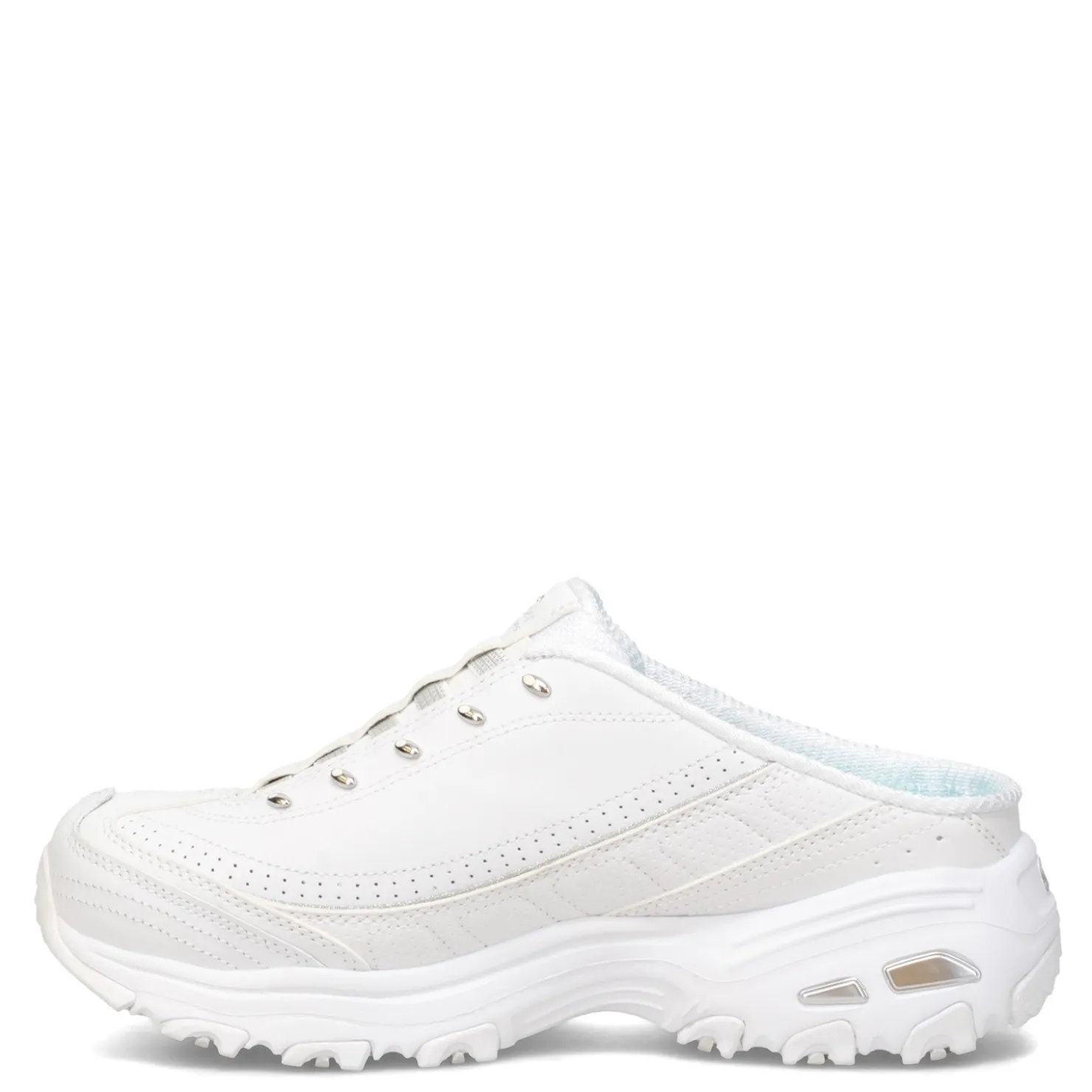 Walking*Skechers Women's , D'lites - Bright Sky Sneaker - Wide Width White