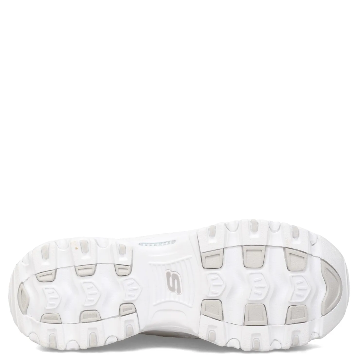 Walking*Skechers Women's , D'lites - Bright Sky Sneaker - Wide Width White