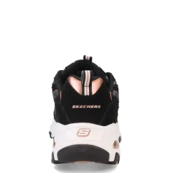 Fashion & Street*Skechers Women's , D'Lites - Me Time Sneaker Black/Rose Gold