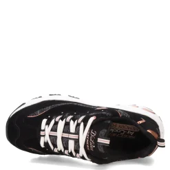 Fashion & Street*Skechers Women's , D'Lites - Me Time Sneaker Black/Rose Gold