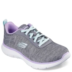 Walking*Skechers Women's , Flex Appeal 5.0 - Modern Times Sneaker Grey Multi