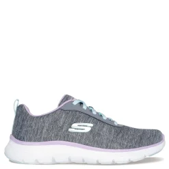 Walking*Skechers Women's , Flex Appeal 5.0 - Modern Times Sneaker Grey Multi