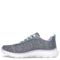Walking*Skechers Women's , Flex Appeal 5.0 - Modern Times Sneaker Grey Multi