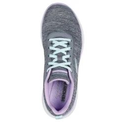 Walking*Skechers Women's , Flex Appeal 5.0 - Modern Times Sneaker Grey Multi