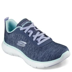 Walking*Skechers Women's , Flex Appeal 5.0 - Modern Times Sneaker Navy Multi