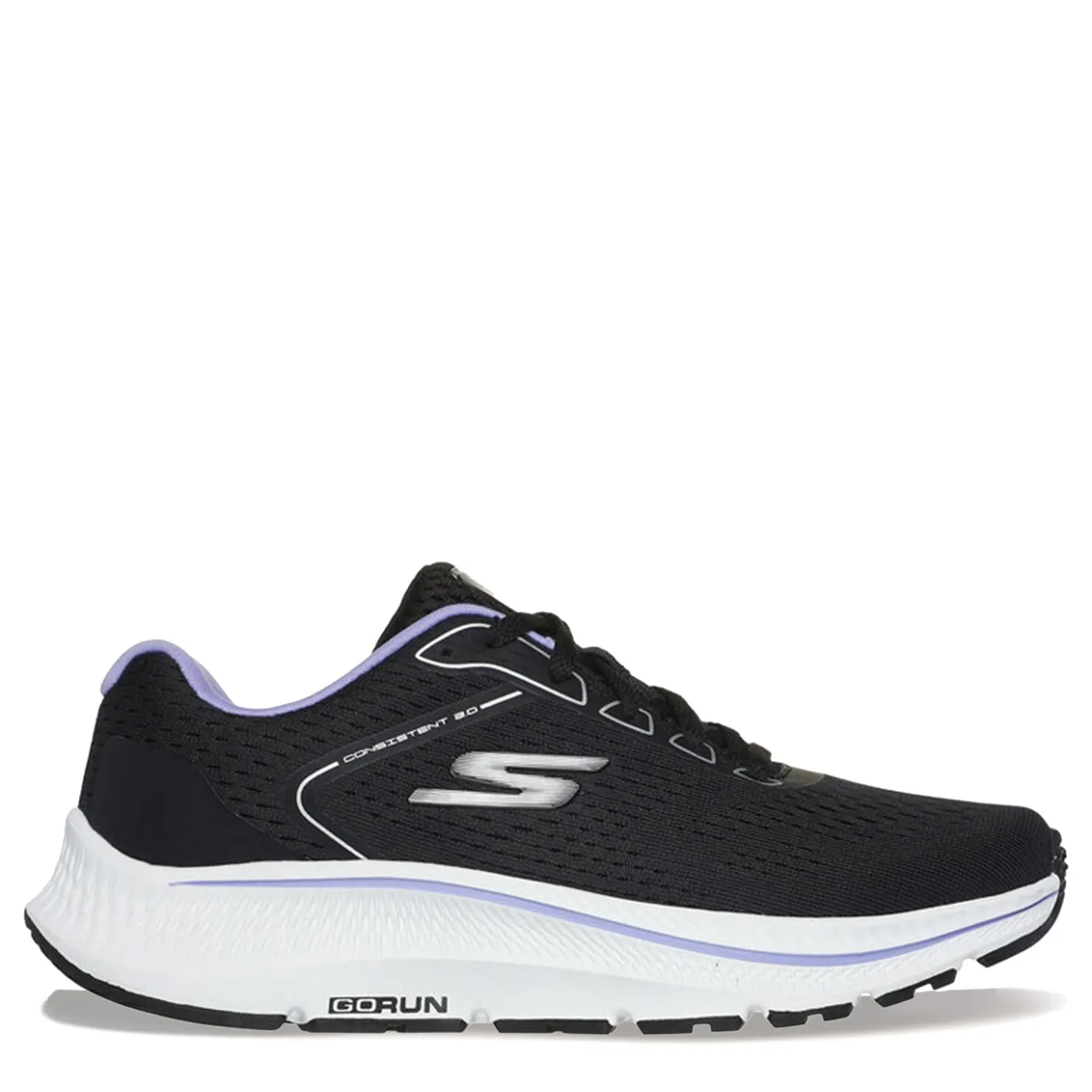 Running*Skechers Women's , GO RUN Consistent 2.0 Sneaker Black/Lavender