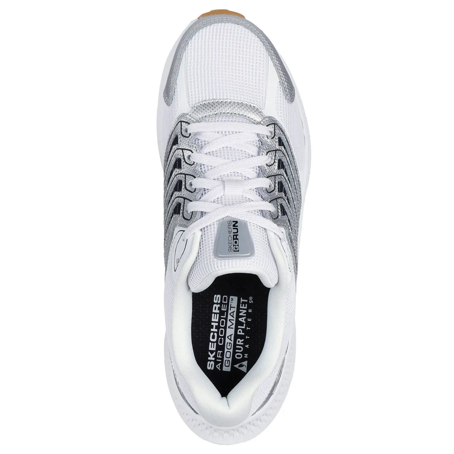 Running*Skechers Women's , Go Run Consistent 2.0 - Aragon Sneaker White/Silver/Black