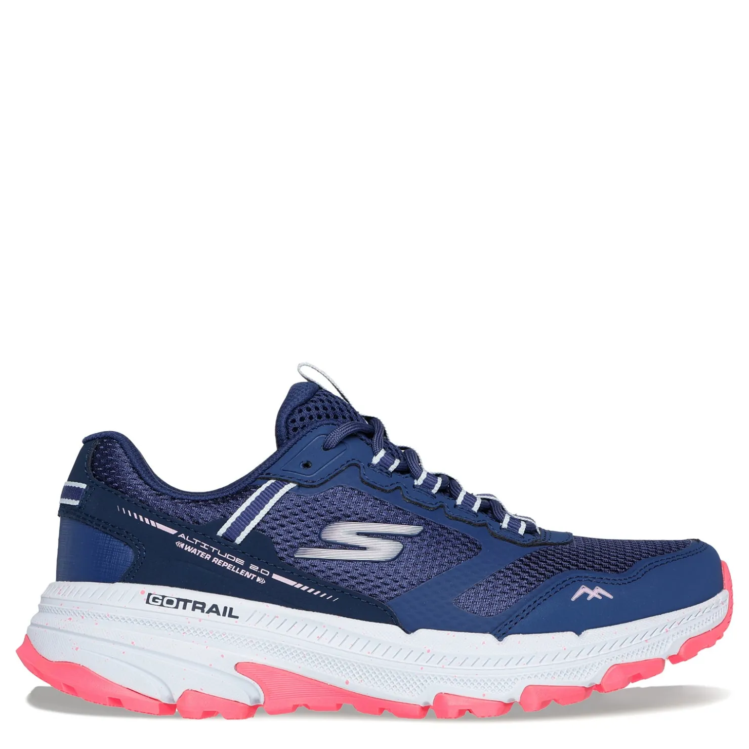 Running*Skechers Women's , GO RUN Trail Altitude 2.0 - Ravine Trail Running Shoe Navy/Pink