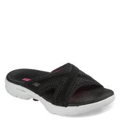 Women's , GO WALK 6 Sandal - Beach View Sandal|Skechers New