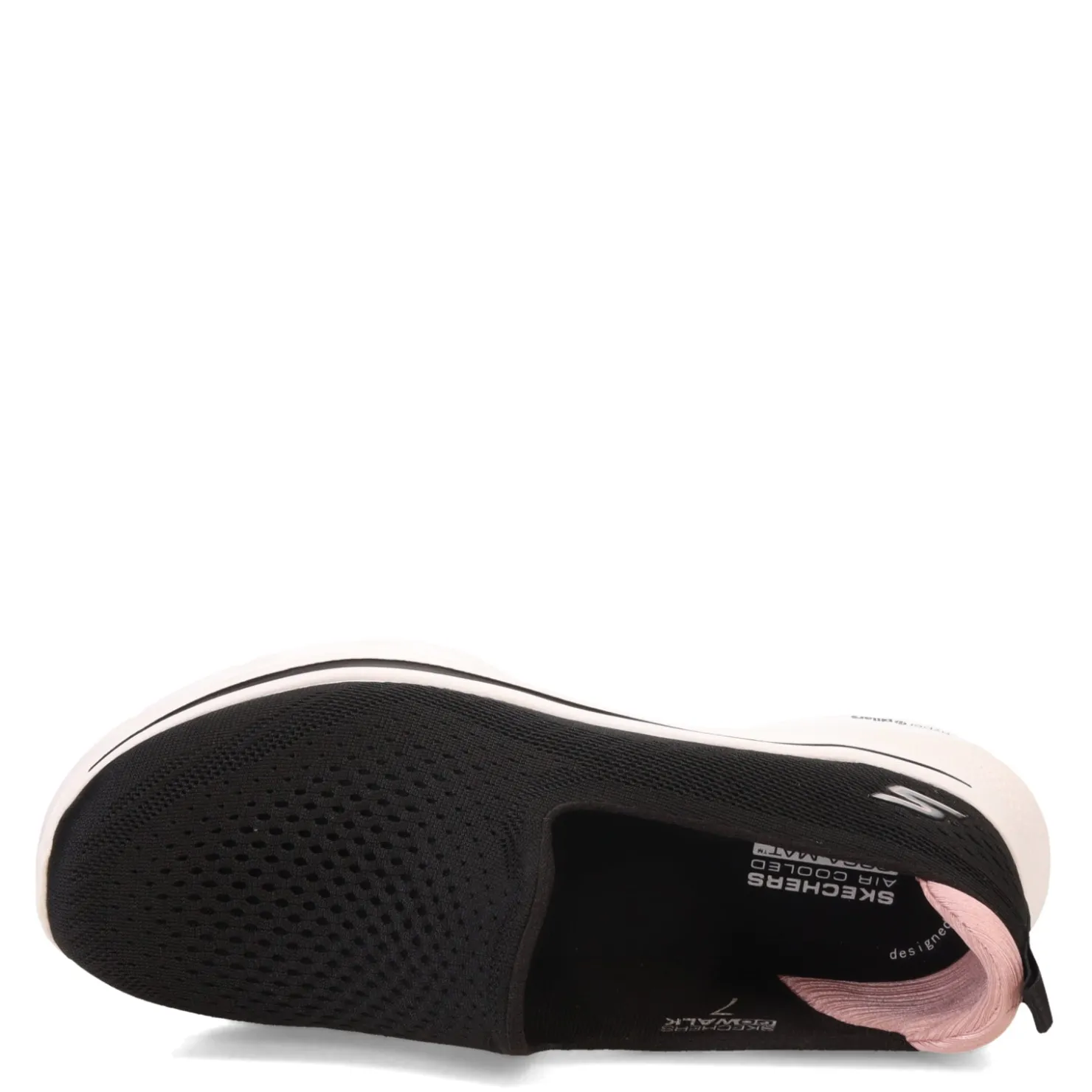 Walking*Skechers Women's , GO WALK 7 - Vina Sneaker Black Pink