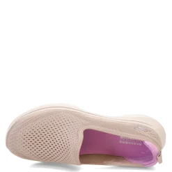 Walking*Skechers Women's , GO WALK 7 - Vina Sneaker Taupe