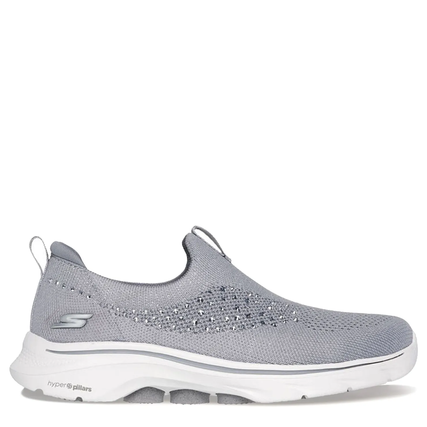 Walking*Skechers Women's , GO WALK 7 - Blink Sneaker Gray