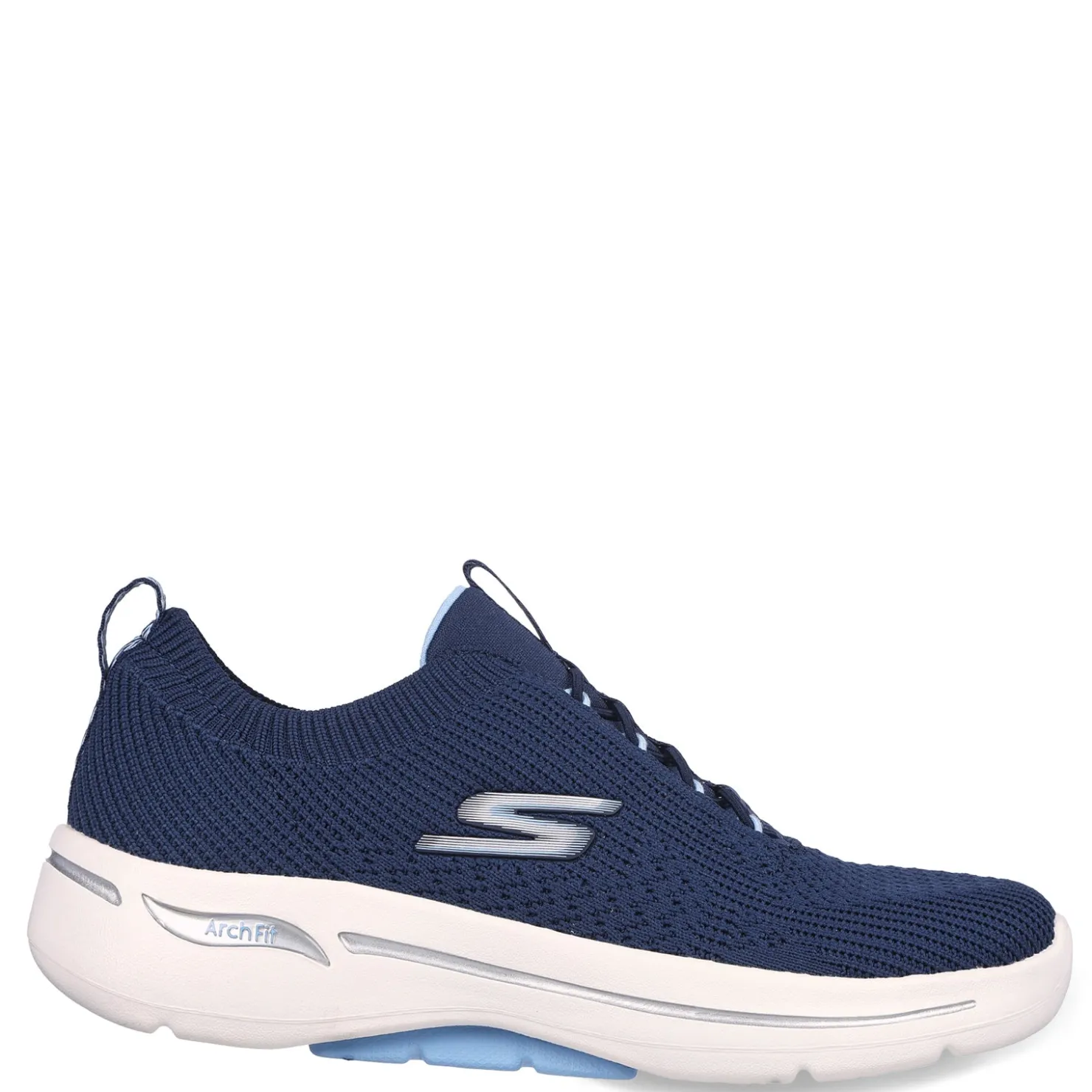 Walking*Skechers Women's , GO WALK Arch Fit - Crystal Waves Sneaker Navy Blue