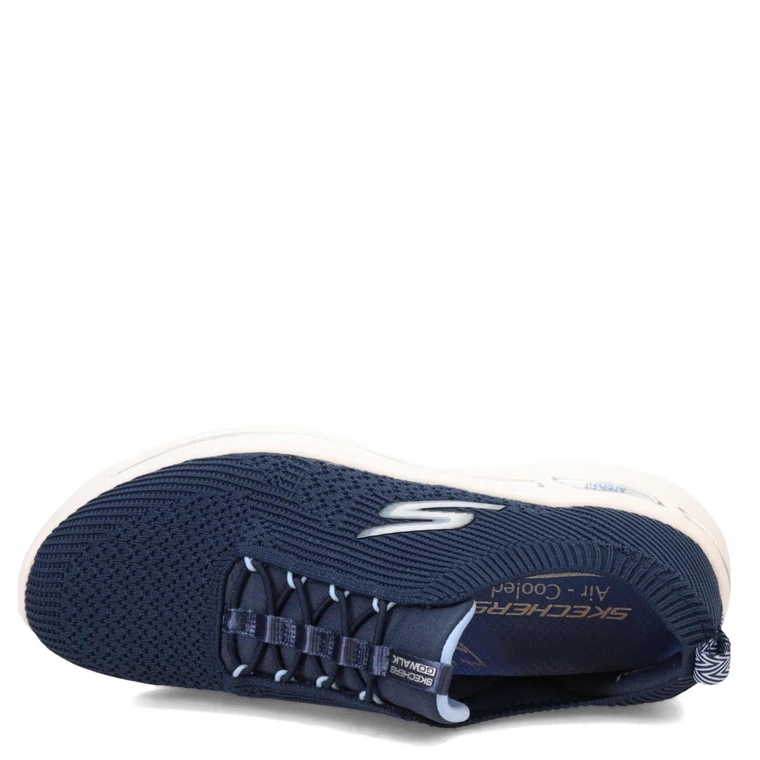 Walking*Skechers Women's , GO WALK Arch Fit - Crystal Waves Sneaker Navy Blue