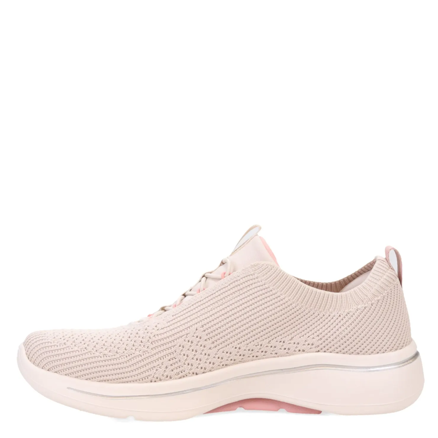 Walking*Skechers Women's , GO WALK Arch Fit - Crystal Waves Sneaker Taupe/Pink