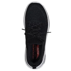 Walking*Skechers Women's , GO WALK Arch Fit 2.0 - Bel Sneaker Black/Rose Gold