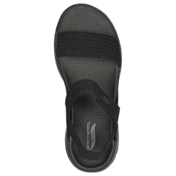 Outdoor & Hiking*Skechers Women's , GO WALK Arch Fit - Polished Sandal Black