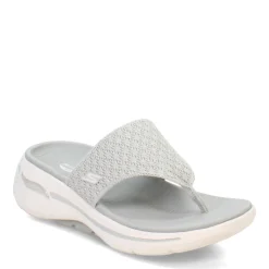 Flip Flops*Skechers Women's , GO WALK Arch Fit Sandal - Spellbound Sandal Grey