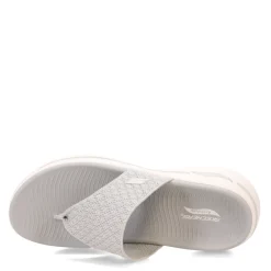 Flip Flops*Skechers Women's , GO WALK Arch Fit Sandal - Spellbound Sandal Grey
