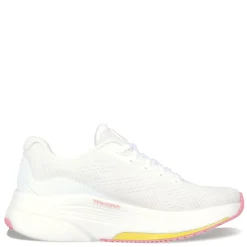 Walking*Skechers Women's , GO WALK Distance Walker - Morning Sunset Walking Shoe White/Coral