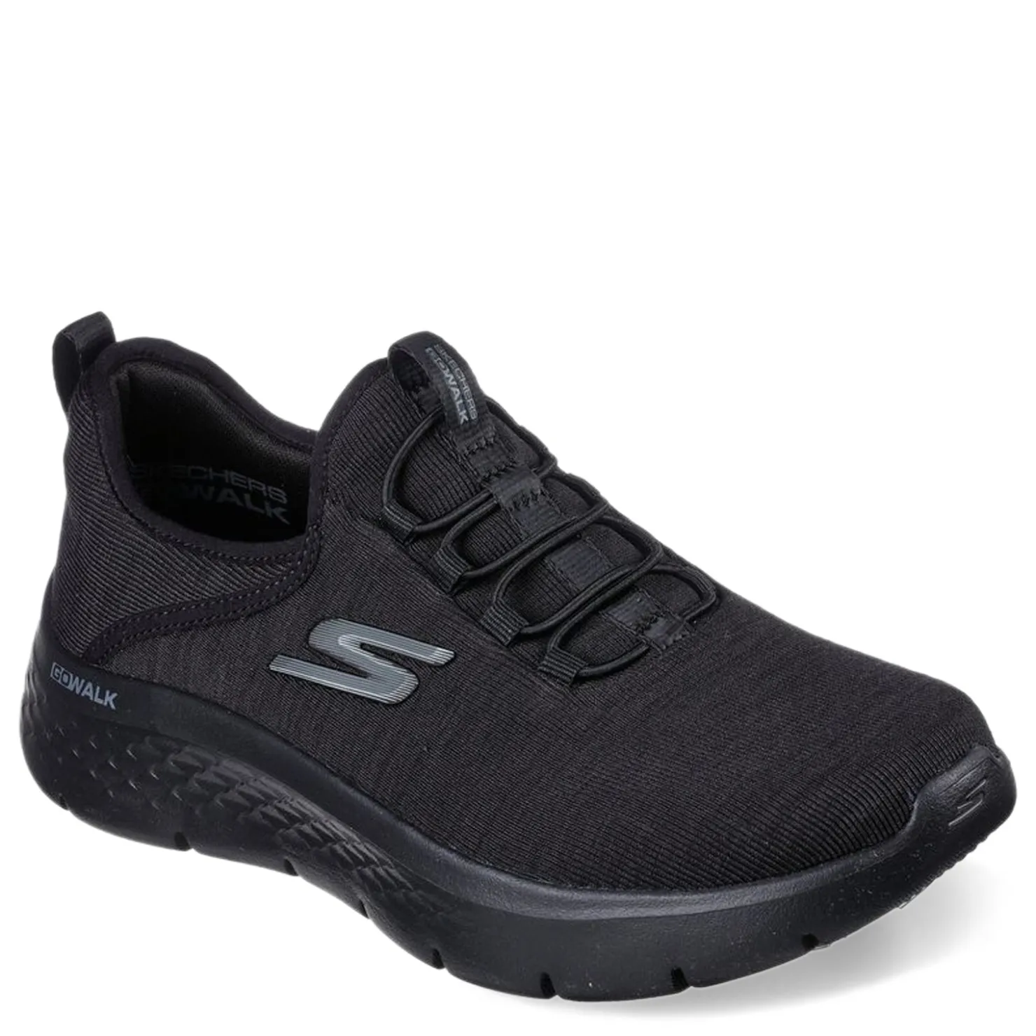Walking*Skechers Women's , GO WALK FLEX - Lucy Sneaker Black/Black