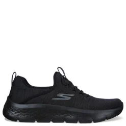 Walking*Skechers Women's , GO WALK FLEX - Lucy Sneaker Black/Black