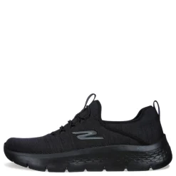 Walking*Skechers Women's , GO WALK FLEX - Lucy Sneaker Black/Black