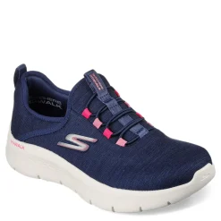 Walking*Skechers Women's , GO WALK FLEX - Lucy Sneaker Navy
