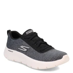 Walking*Skechers Women's , GO WALK FLEX - Dazzling Smile Sneaker Black