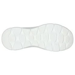 Walking*Skechers Women's , GO WALK FLEX - Striking Look Walking Shoe White/Silver