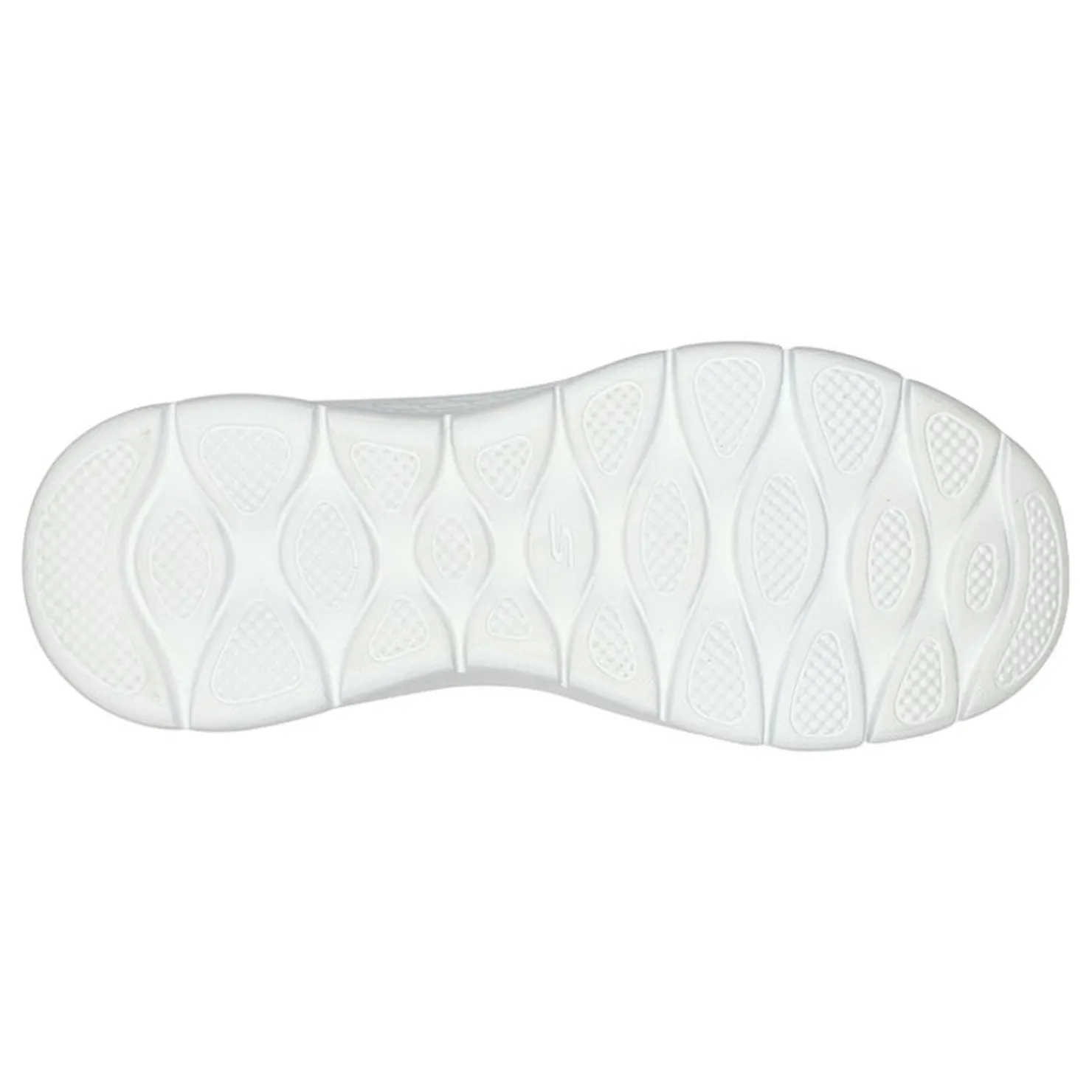 Walking*Skechers Women's , GO WALK FLEX - Striking Look Walking Shoe White/Silver